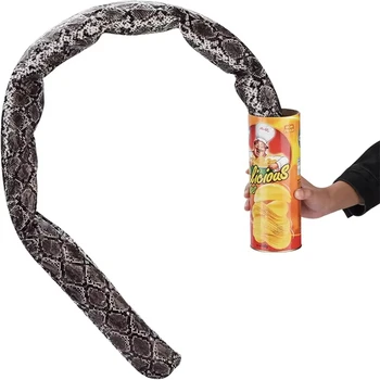 Kartoffelchip-Schlange im Dosenformat, springende Zaubertrick-Schlange, Scherzartikel für Aprilscherz