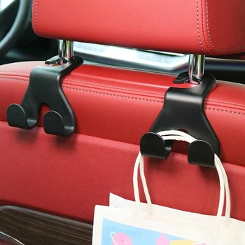Auto-Rücksitzhaken Multifunktionaler Kopfstützen-Handyhalter Auto-Zubehör (2 Stück)