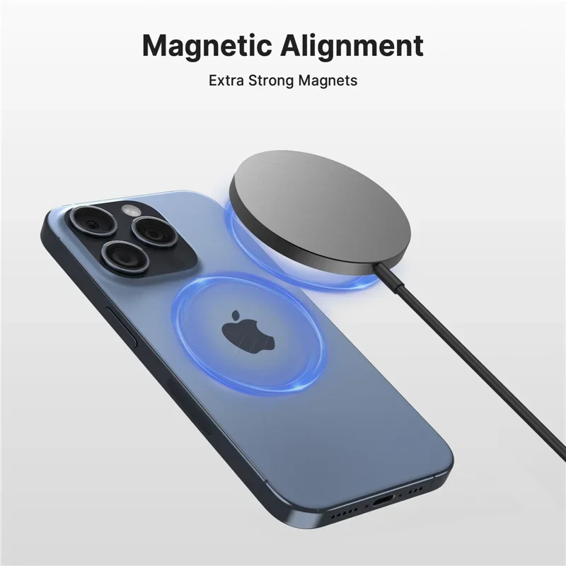 Magnetisches Wireless-Ladepad für iPhone, mit 2 USB-Ports