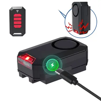 Outdoor-Fahrrad-Diebstahlalarm 135dB Bewegungserkennung Motorrad-Alarm Fahrrad-Sicherheitsalarm Wasserdichter