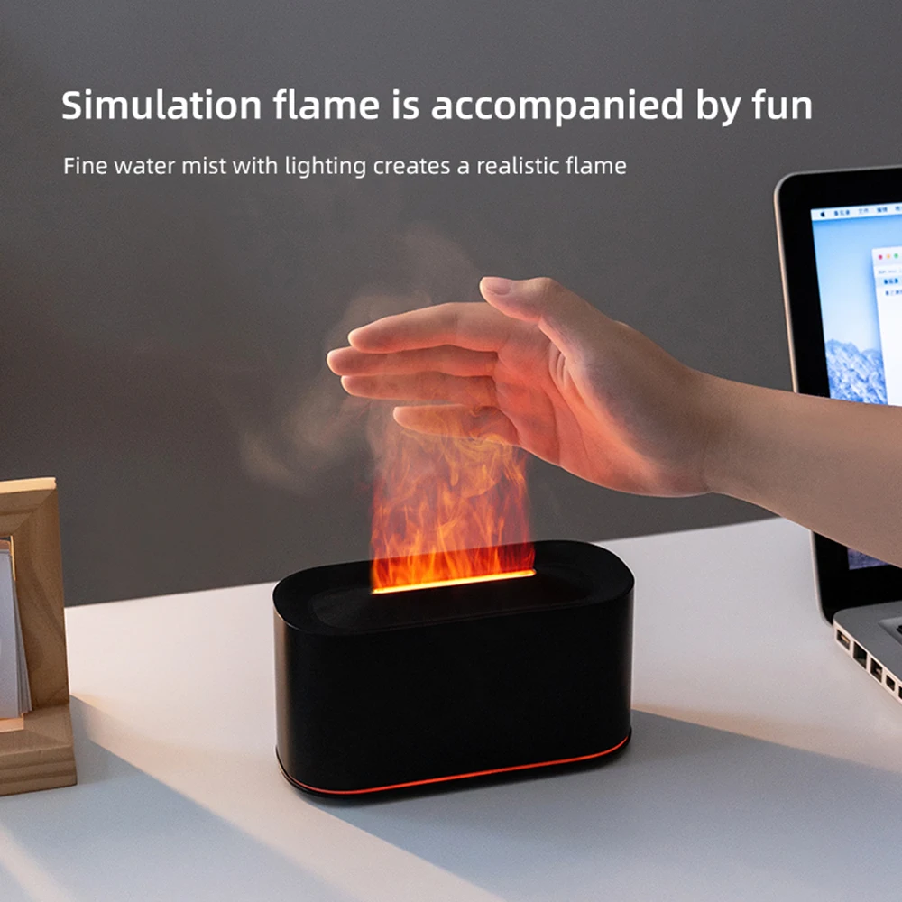 Aromatherapie-Diffusor mit Flammeneffekt, Diffusor für – Bild 4