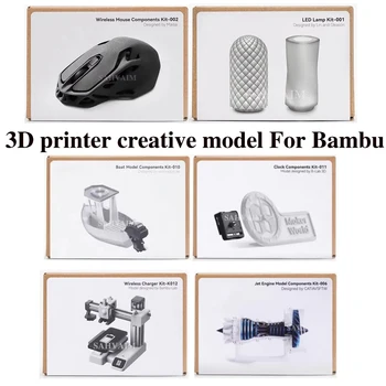 Bambu Lab 3D-Druck DIY Kreatives Modell Computer Drahtlose Maus Luftfahrt Modell Motor LED-Licht-Kit 001
