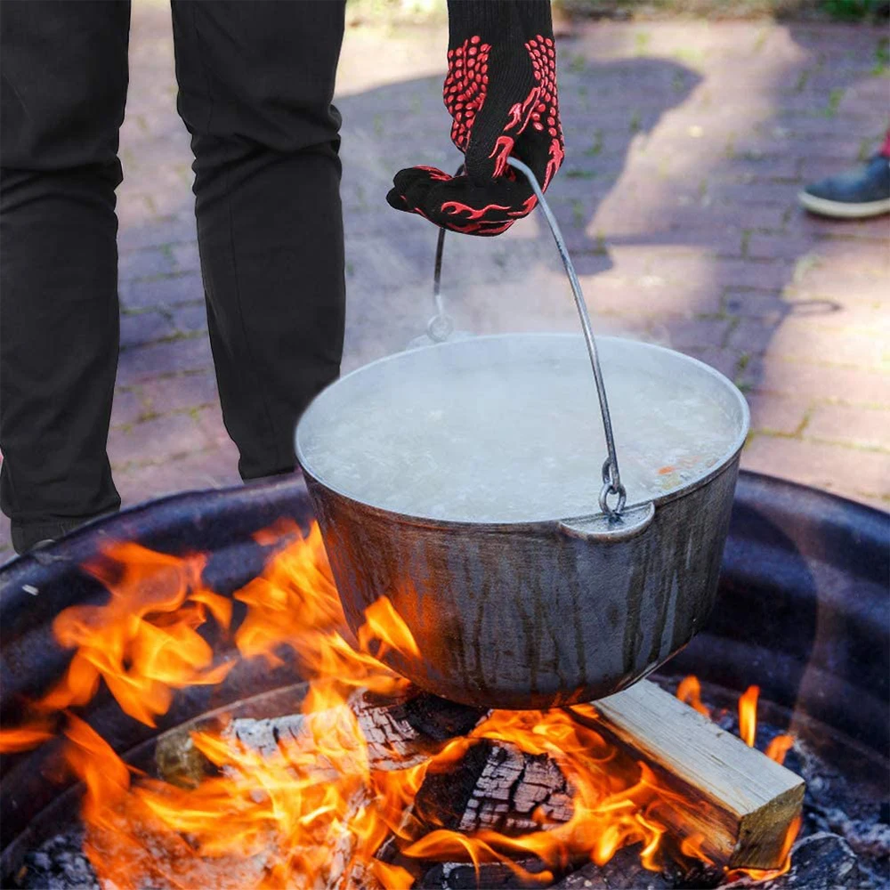 Grill handschuhe Hoch temperatur beständige Küchen – Bild 3