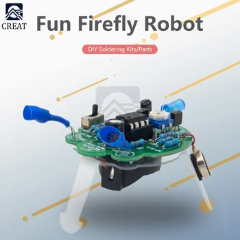 Elektronisches Löten, simulierter Glühwürmchen-Blinkroboter, DIY-Kit, LED-Atemlicht, lichtempfindlicher