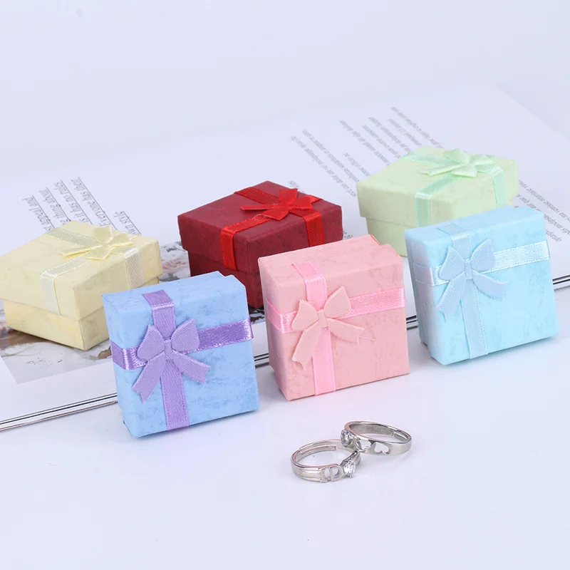 12 stücke Mode Schmuck Verpackung Box Multi-farbe Ohrringe – Bild 3