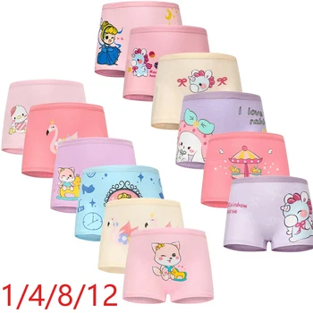 Kinder Mädchen Höschen Sets Baumwolle Ziemlich Niedlichen Cartoon Einhorn Druck Kind Unterwäsche für mädchen