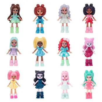 Spot Girl Heart Magic Blind Box Royale High Mysterious Friend Series Mini 1 Puppe 3 Zoll Wechselbare Puppe