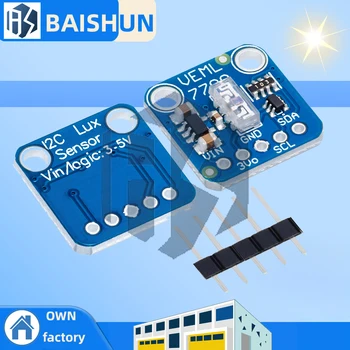 VEML7700 Umgebungslichtsensormodul 120k Lux Lichtmesssensorplatine 3,3V 5V I2C IIC-Schnittstelle für Arduino
