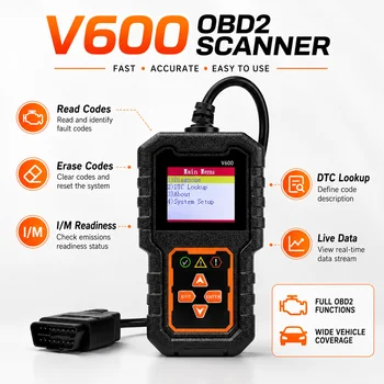 Professioneller OBD2-Scanner, ein Diagnosegerät zum Lesen von Fehlercodes, das seit 1996 OBD-II-Protokolle