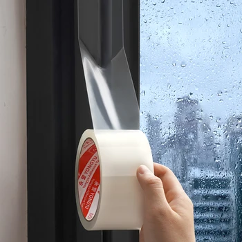 20 m witterfestes Fensterdichtungsband, transparente, rückstandsfreie Dichtungsfolie für die Isolierung