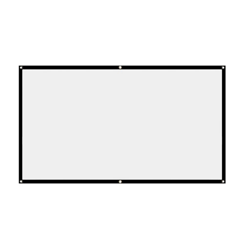Einfacher Projektor-Vorhang Heimkino-Set Büro 16:9 HD-Display – Bild 2