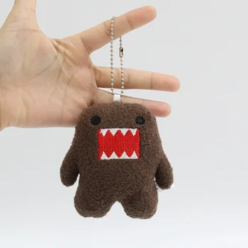 Kawaii süßer Domo Kun Plüsch-Schlüsselanhänger, Anime-Schlüsselanhänger für Taschenschlüssel