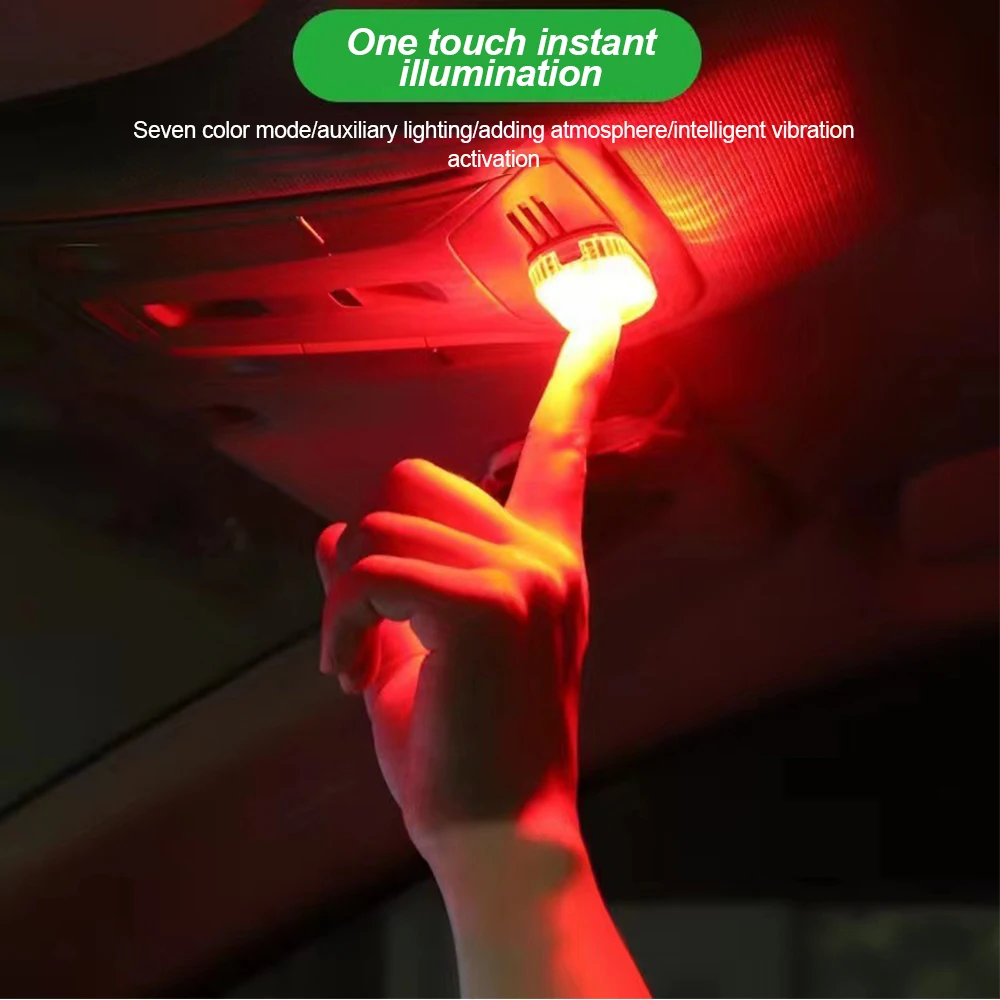 Multi Farbe Auto Licht Drahtlose LED Touch Licht Dach Decke – Bild 5