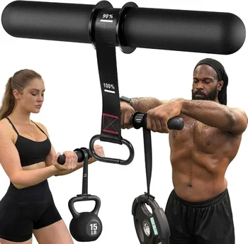 Verstellbarer Unterarm-Krafttrainer Handgelenk-Roller für Heimtraining Verdickter Rutschfester Griff Gurt