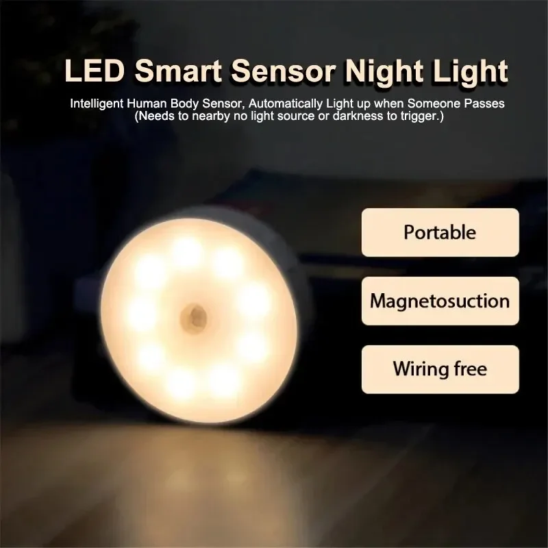 LED-Nachtlicht mit Intelligenter Körpersensorik und Digitalem