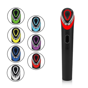 7-Farben Age-R Booster Pro EMS Mikrostrom Gesichtspflege Anti-Falten-Schönheitsgerät Lift-Massagegerät