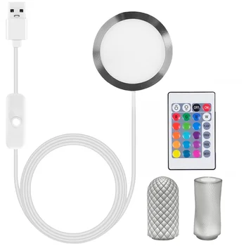 3D-Drucker DIY Modell LED-Lampen-Kit 001 für Bambu Lab A1/A1mini/P1S/P1P/X1C USB weiß/kalt/warmes Licht