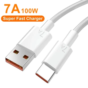 USB auf USB-C Schnellladekabel 100 W, 7 A, Lade- und Datenkabel