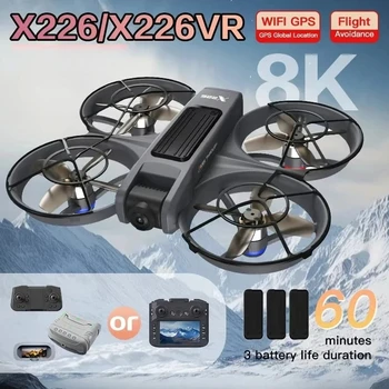Mini-Drohne X226/X226VR Drohnen 4K Professioneller Ferngesteuerter Hubschrauber Flugzeug RC-Drohne Quadcopter