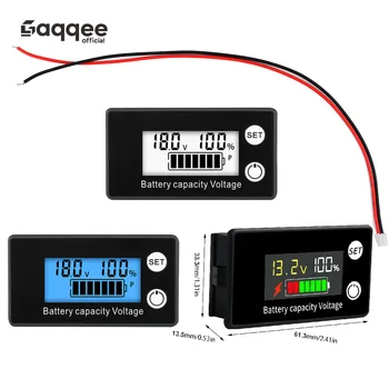 6133A DC 8V-100V Batteriekapazitätsanzeige Blei-Säure-Lithium LiFePO4 Auto Motorrad Voltmeter Spannungsmesser