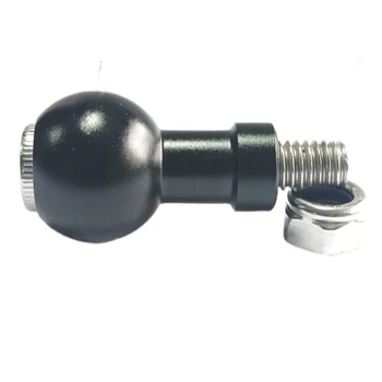 Aluminium 17mm/25mm Kugelkopf Adapter auf M6 M8 M10 Bolzen für RAM Garmin Halterung Motorrad Telefon Halter