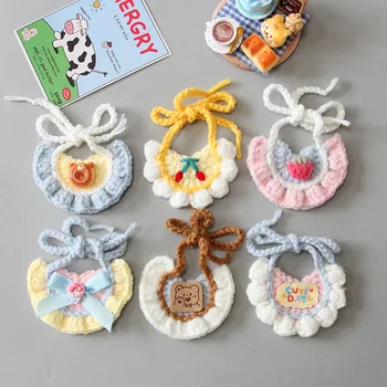 Lätzchen für 10/20 cm Baumwoll-Puppenzubehör, Baby-Lätzchen, Speicheltuch für Labubu-Zubehör, süße Kleidung