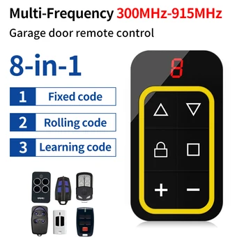 Universal Garage Fernbedienung Tor Schlüssel Duplizierer Klon Multi-frequenz Garage Tür Controller 8 Kanäle