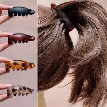 Bananenklammern, kleine Größe, vertikale Klammern für Frauen, elegante Haarnadeln für hohe (4 Stück)