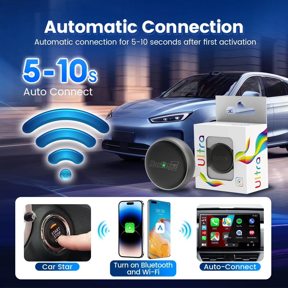 CarlinKit Wireless CarPlay Box Mini Ultra 3, kabelgebunden – Bild 6