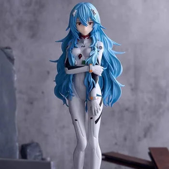 18 cm Neue Anime Neon Genesis Evangelion Eva Ayanami Rei Kawaii Figur Pvc Modell Spielzeug Puppe Sammeln