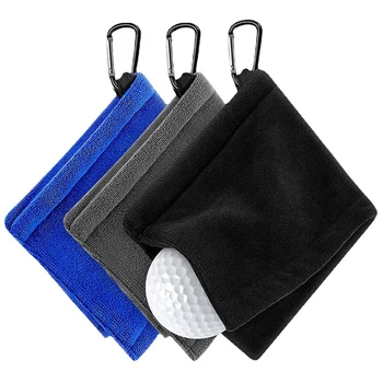 1 Golfball-Reinigungstuch, Mikrofaser-Reinigungstuch, Schläger-Reinigungstuch, Balltuch, Outdoor-Sporttuch