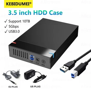 HDD-Gehäuse 3,5 Zoll SATA zu USB 3.0 Externer Festplattenleser für HDD-Box-Gehäuse HD Externes