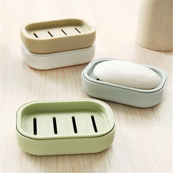 Badezimmer Teller Fall Hause Dusche Reise Wandern Halter Container Seife Box Kunststoff Seife Box Spender