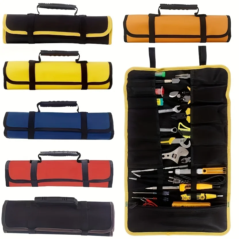 22-Taschen Oxford Canvas Klappschlüssel Rolle