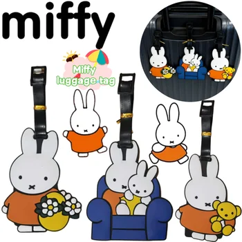 Miffy Gepäckanhänger: Cartoon-Puppen-Anhänger, Kreativ und Niedlich, für Herren und Damen, Kofferanhänger