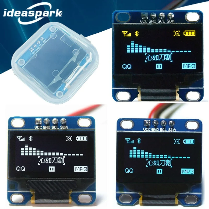 0,96 Zoll OLED-Anzeigemodul SSD1306 I2C IIC SPI Seriell