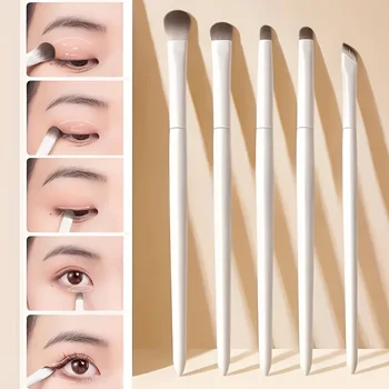 Augen-Make-up-Pinsel-Set, perfekter Reisebegleiter und Geschenk für Freunde, Freundinnen (5 Stück)