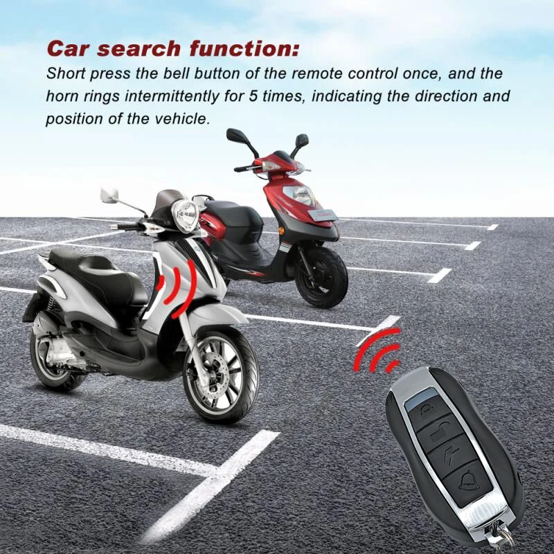 Motorrad Einbrecher Alarm Smartphone APP Steuerung Remote – Bild 2