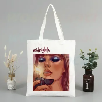 Taylor Frauen Einkaufstasche Öko wieder verwendbare weibliche Einkaufstasche College Handtasche Retro große