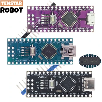 Nano 3.0 Controller mit dem alten Bootloader Mini Typ-C Micro USB kompatibel für Arduino Nano CH340 Treiber 16