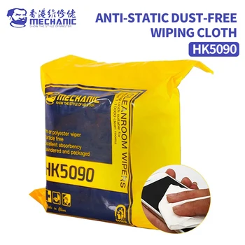 MECHANIC HK5090 Antistatischer staubfreier Wischer für Handy, Tablet, LCD-Linsenglas, Rückseite, Reparatur