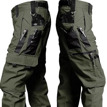 Taktische Hosen Männer wasserdichte Hosen Männer Kampf hose Outdoor Multi-Pocket verschleiß feste Cargo hose