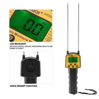 Smart Sensor Ar991 Digital LCD Getreide Feuchtigkeit messer für Weizen Mais Reis Erdnuss Sojabohnen Getreide