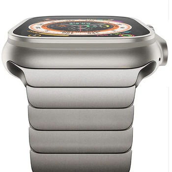 Luxuriöses Edelstahlarmband für Apple Watch Serie 10 9 8 7 46 mm 45 mm 41 mm Gliederarmband Iwatch Ultra 2 49
