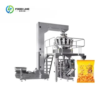 Automatische Vertikale Granulat-Verpackungsmaschine Hochgeschwindigkeits-Verpackungsanlage für Snacks, Kaffee