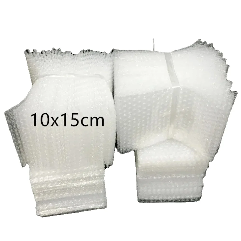 100 stücke 10x15 cm Kunststoff Wrap Umschlag Weiß Blase – Bild 2