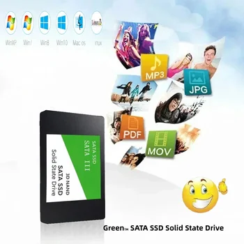 Tragbare SSD 2TB 2,5 Zoll 4TB SATA III Festplatte für Laptop Mikrocomputer Interne Solid-State-Festplatte
