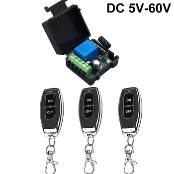 QIACHIP 433 MHz Drahtlose Fernbedienung Schalter Trockenen Kontakte RF Relais Modul DC 5 V 12 V 24 V 48 V 60 V