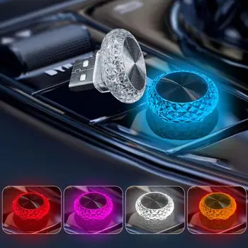 Tragbare Auto USB Umgebungs Licht Mini LED Dekorative Atmosphäre Lampen Für Auto Innen Umwelt Licht Computer