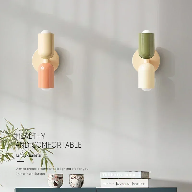 Bunte Nachttisch Wand leuchte nordischen Wohnzimmer Korridor – Bild 4